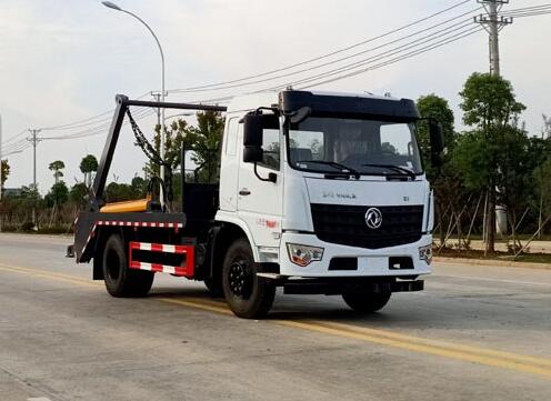 程力威牌CLW5160ZBS6CF型摆臂式垃圾车